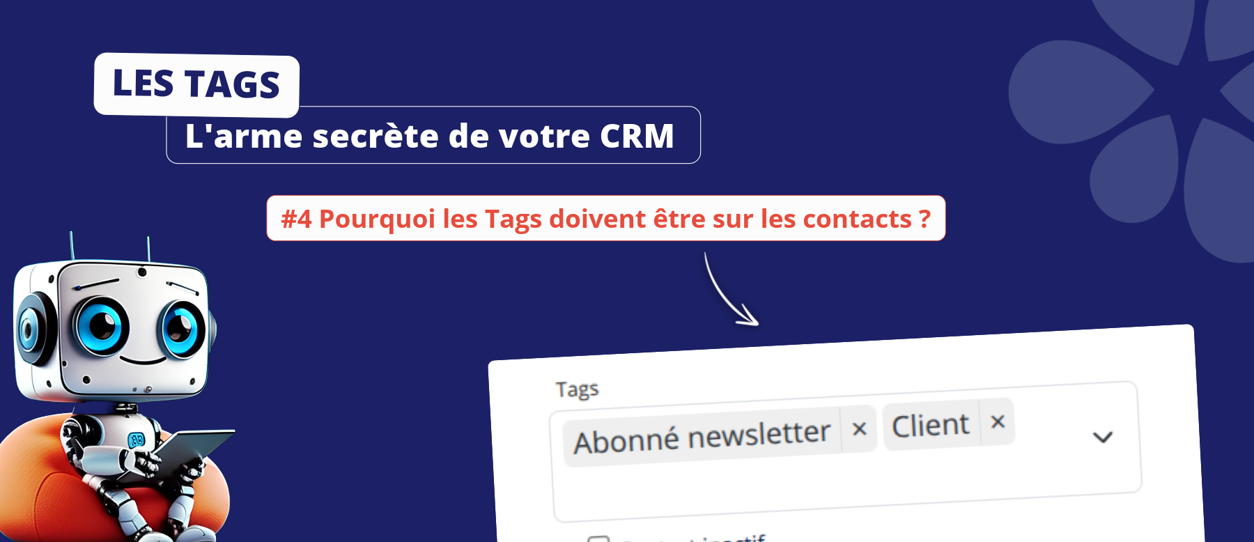 Pourquoi ne peut-on mettre des Tags sur les organisations ?
